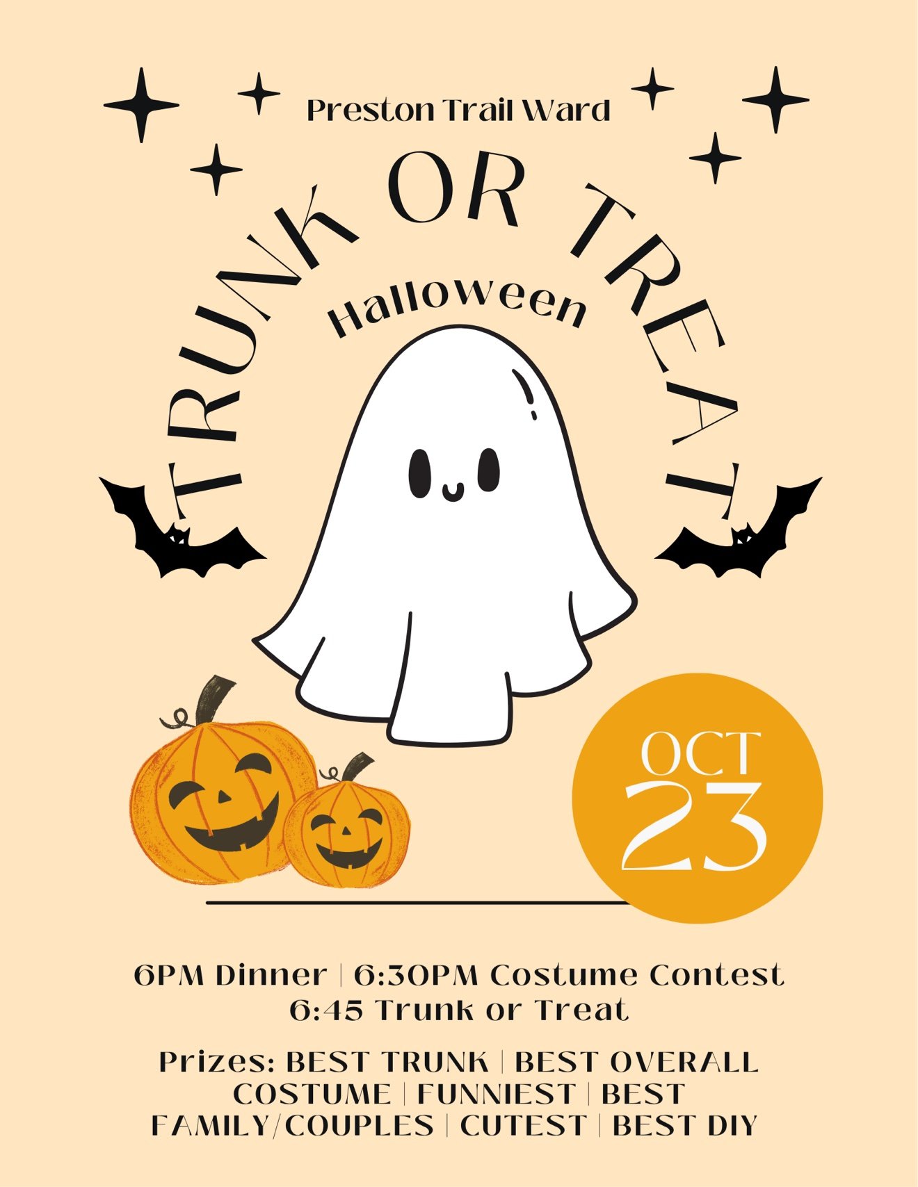 Trunk or Treat flyer